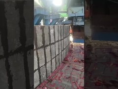 Araba korkuluk tuğlalarının inşaat alanı